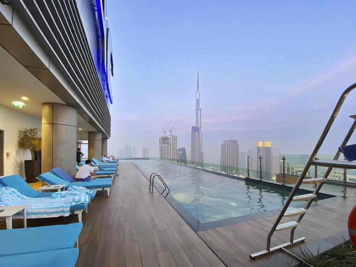 Aliving Luxury 2Br With Infinity Pool At Paramount Hotel Midtown Close To Dubai Mall & Burj Khalifa מראה חיצוני תמונה