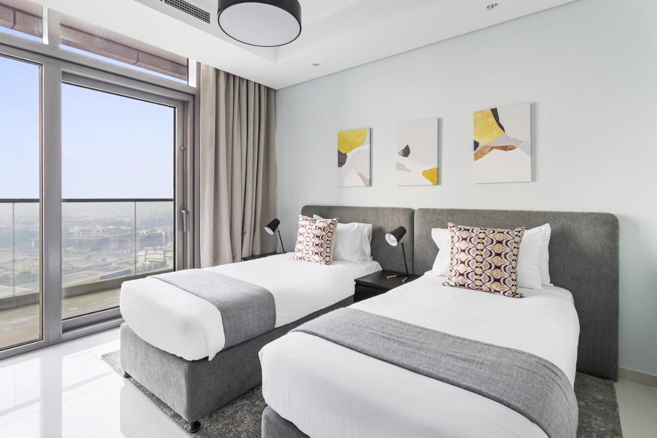 Aliving Luxury 2Br With Infinity Pool At Paramount Hotel Midtown Close To Dubai Mall & Burj Khalifa מראה חיצוני תמונה