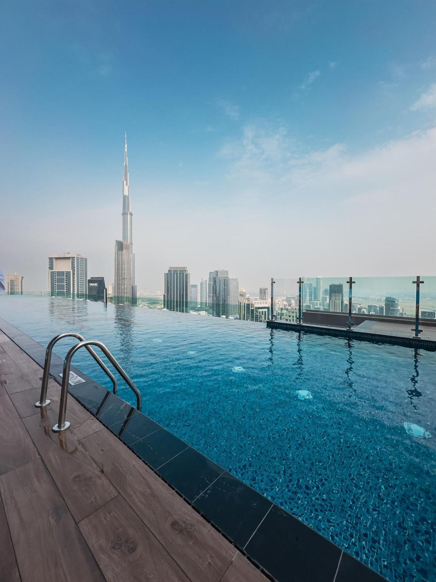 Aliving Luxury 2Br With Infinity Pool At Paramount Hotel Midtown Close To Dubai Mall & Burj Khalifa מראה חיצוני תמונה